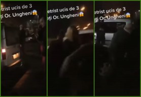 Momentul în care trei tineri din Ungheni au omorât în bătaie un taximetrist